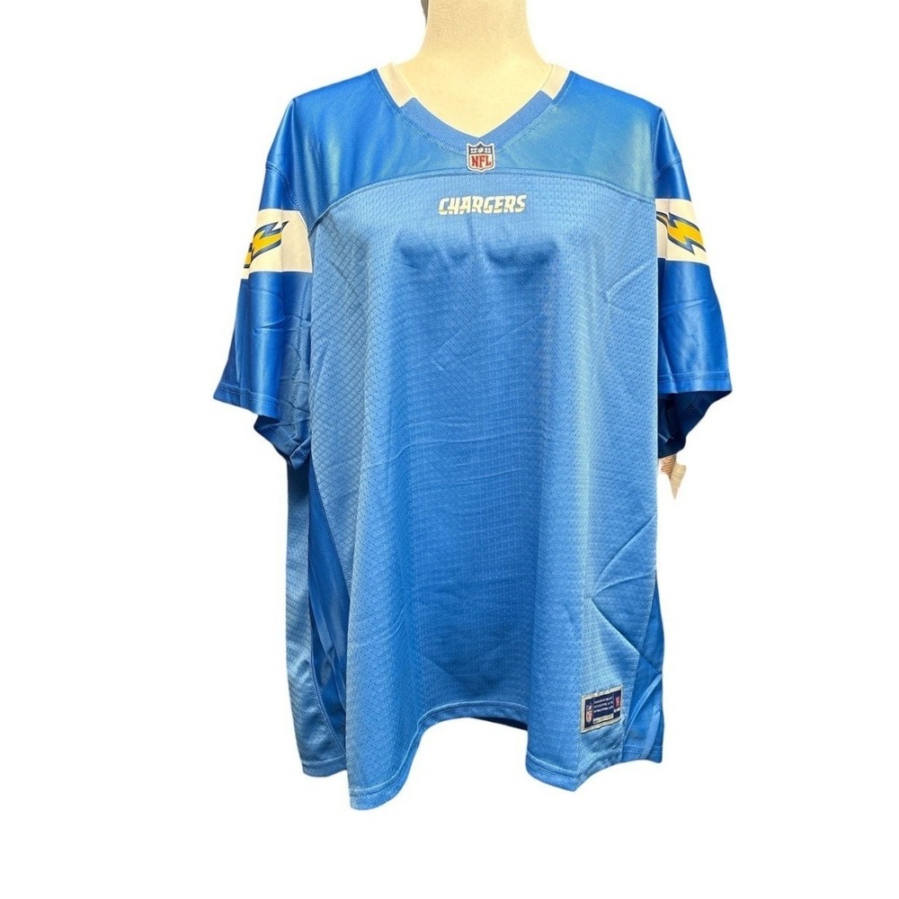 Los Angeles Chargers NFL Pro Line Football Jersey Blue White Women's 3XL‎ NWT